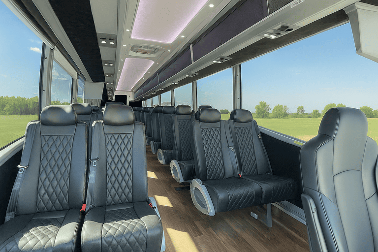 coach bus in Champaign